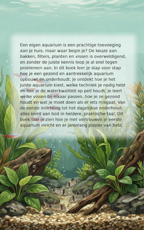 Achterkant van Aquarium voor Beginners: Van Inrichting tot Vissen
