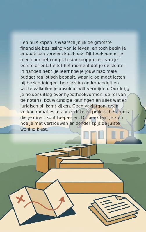 Achterkant van Je Eerste Huis Zonder Spijt