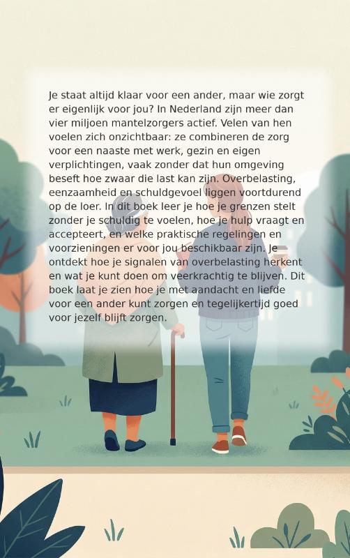 Achterkant van De Onzichtbare Mantelzorger