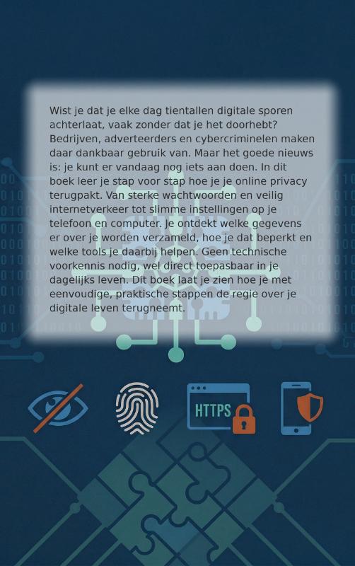 Achterkant van Online Privacy voor Iedereen