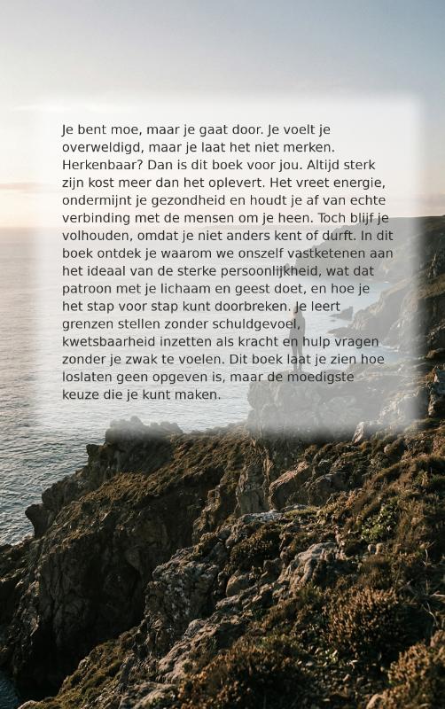 Achterkant van Stoppen met Sterk Zijn