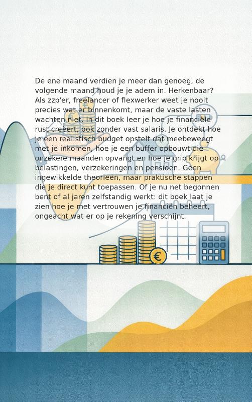 Achterkant van Budgetteren met wisselend inkomen