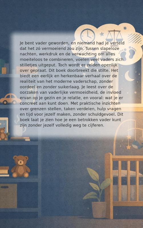 Achterkant van Papa is ook moe