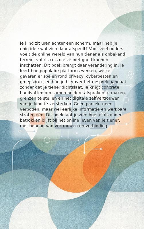 Achterkant van Tieners en social media