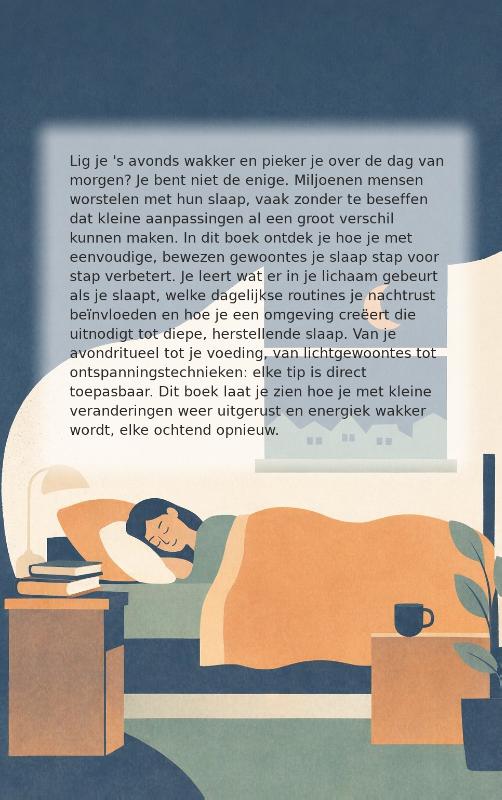 Achterkant van Kleine gewoontes voor betere slaap