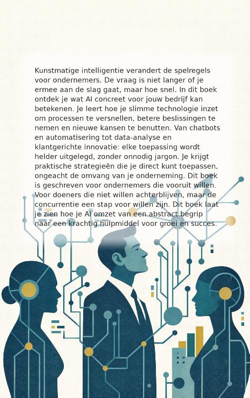 Achterkant van De kracht van kunstmatige intelligentie voor ondernemers