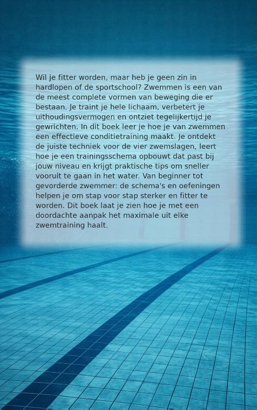 Achterkant van Zwemmen voor conditie