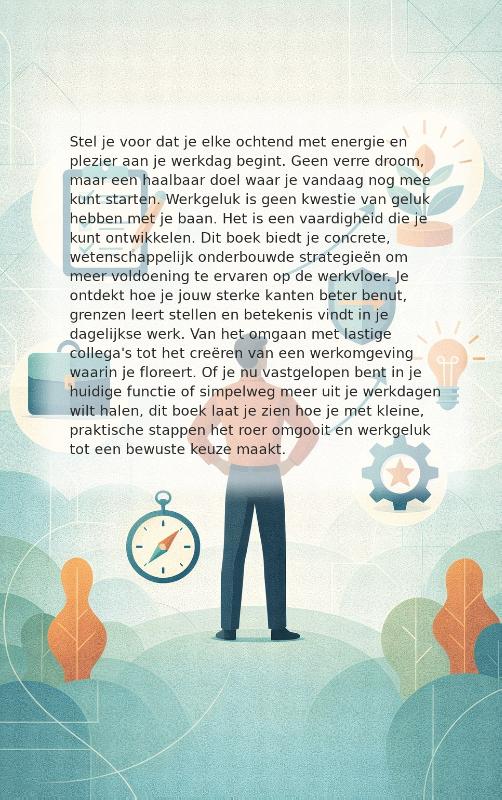 Achterkant van Werkgeluk als keuze