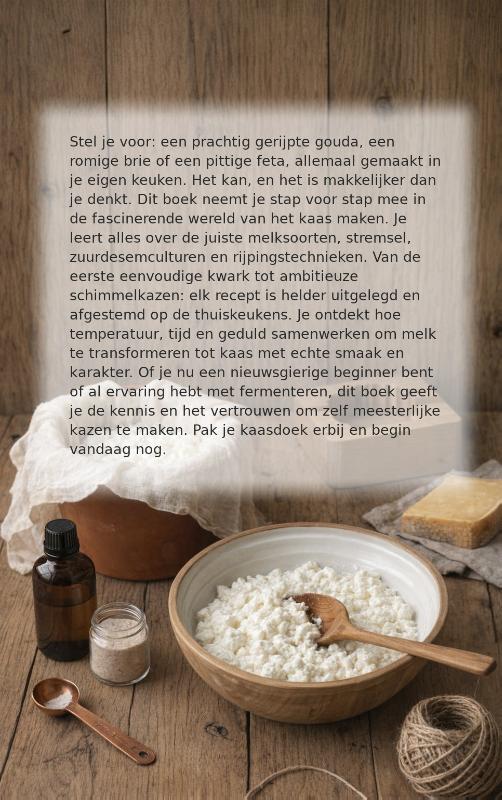 Achterkant van De complete kaasmaker thuis
