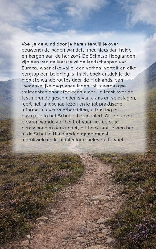 Achterkant van De schotse hooglanden te voet