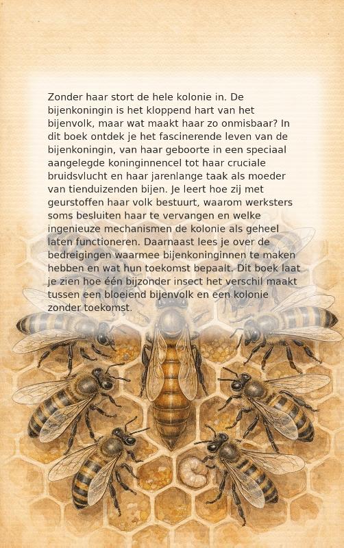 Achterkant van Alles over de bijenkoningin