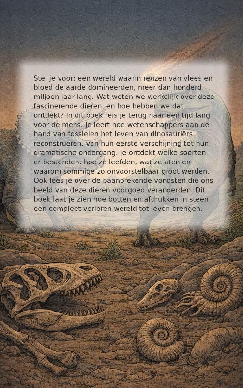 Achterkant van Dinosauriërs voor nieuwsgierigen