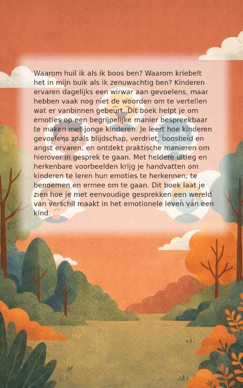 Achterkant van Emoties uitleggen aan kinderen