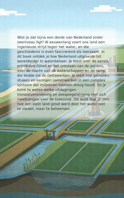 Achterkant van Hoe nederland het water beheert