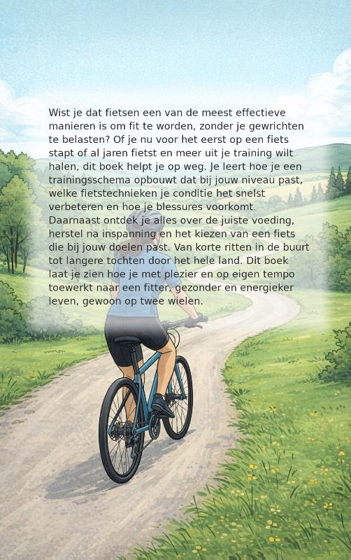 Achterkant van Fietsen voor fitness