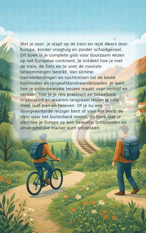 Achterkant van Duurzaam reizen door europa