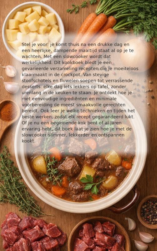 Achterkant van Crockpot Kookboek