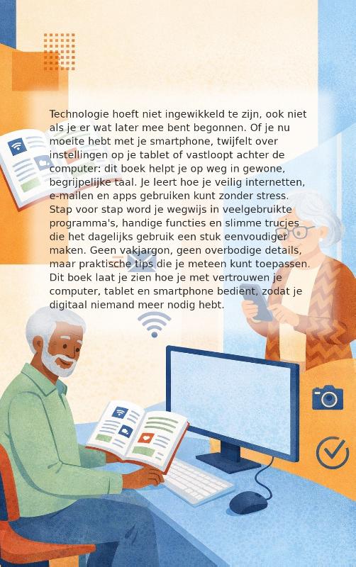 Achterkant van Digitaal handig na je zestigste