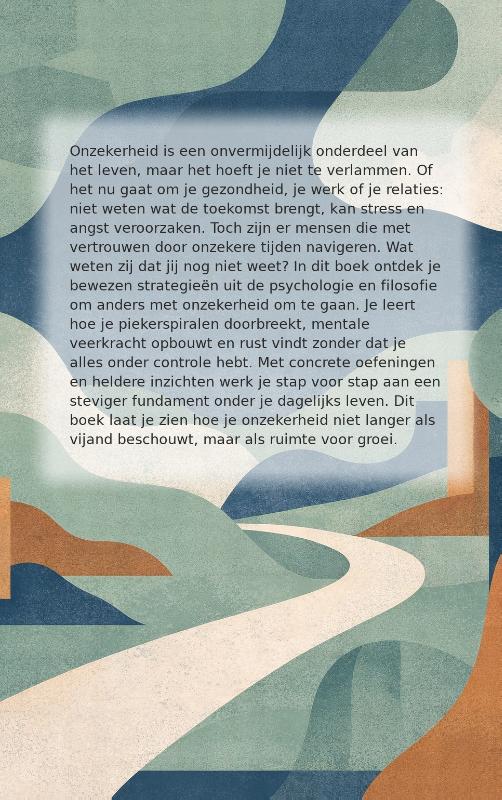 Achterkant van Leven met onzekerheid