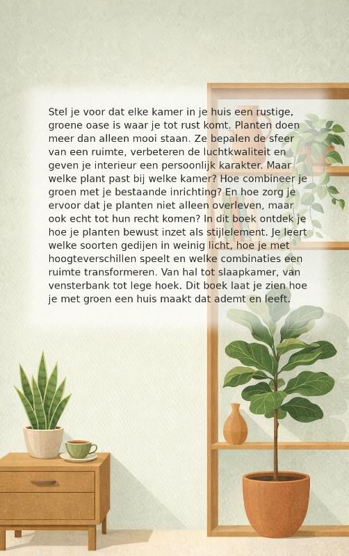 Achterkant van Planten als interieur