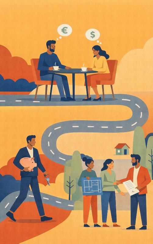 Achterkant van De financiële datinggids