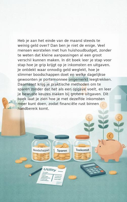 Achterkant van Slimmer omgaan met je huishoudbudget