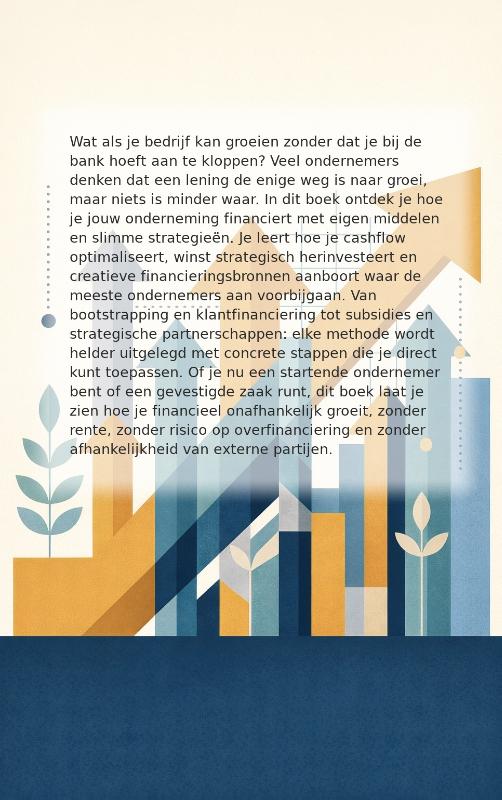 Achterkant van Groeien zonder lening