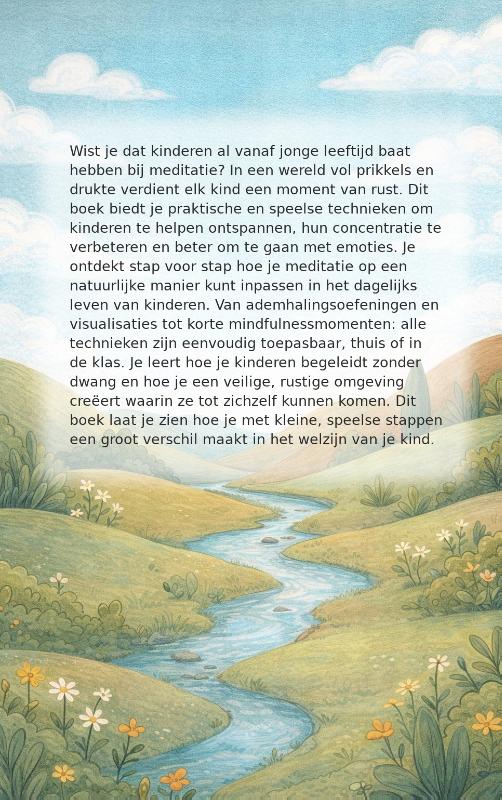 Achterkant van Meditatie voor kinderen
