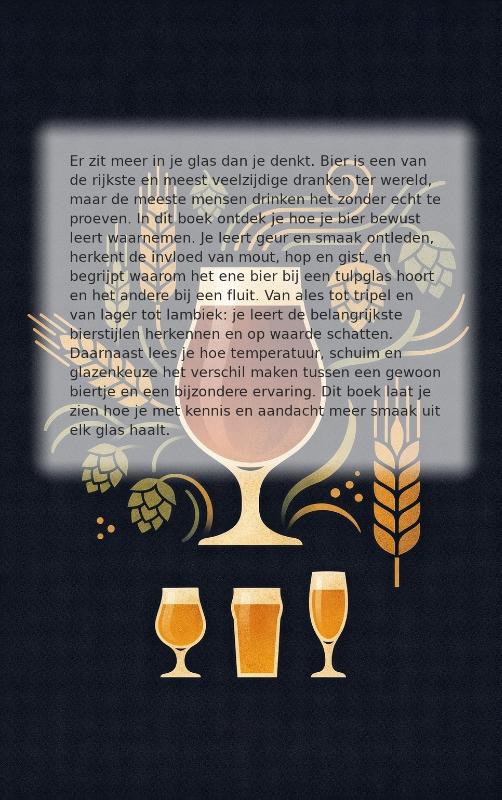 Achterkant van Bier proeven als een kenner