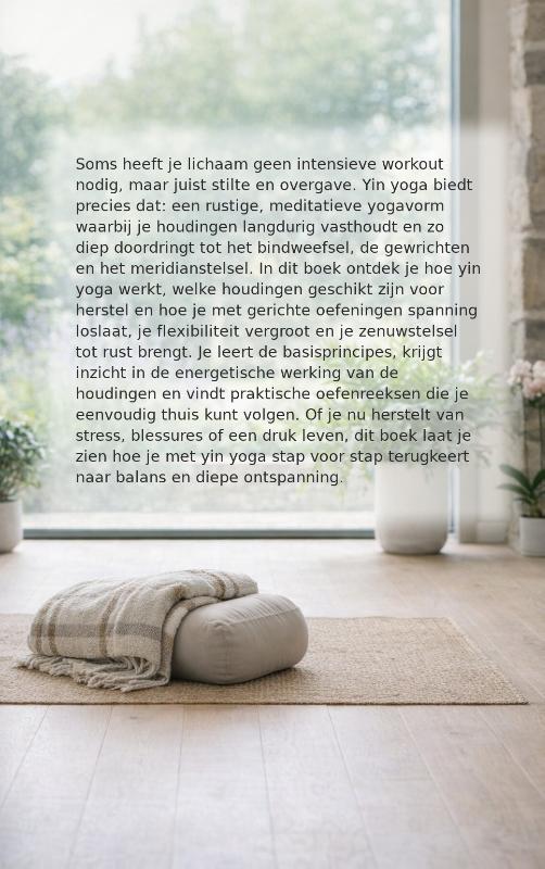 Achterkant van Yin yoga voor herstel