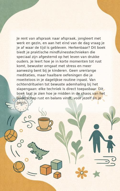 Achterkant van Mindfulness voor drukke ouders