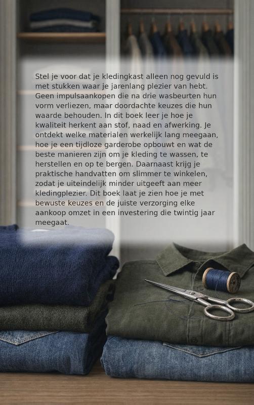 Achterkant van Kleding die twintig jaar meegaat