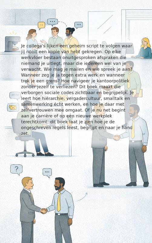 Achterkant van De ongeschreven regels van kantoor