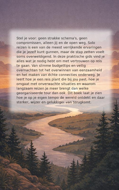 Achterkant van Op je eigen tempo de wereld zien