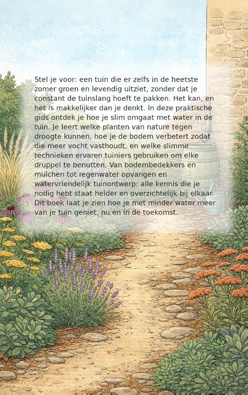 Achterkant van De droogtebestendige tuin
