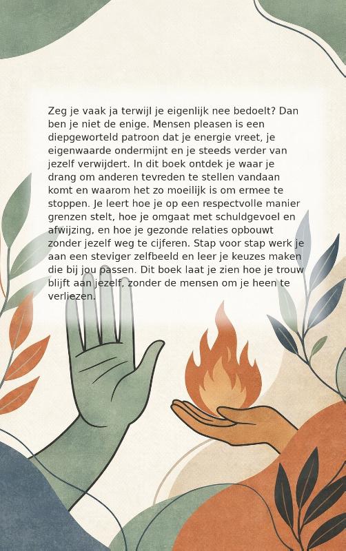 Achterkant van Stoppen met mensen pleasen