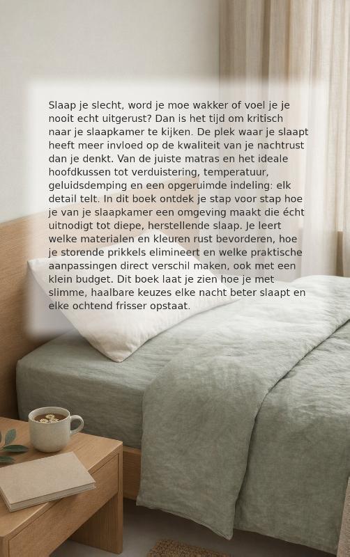 Achterkant van De perfecte slaapkamer