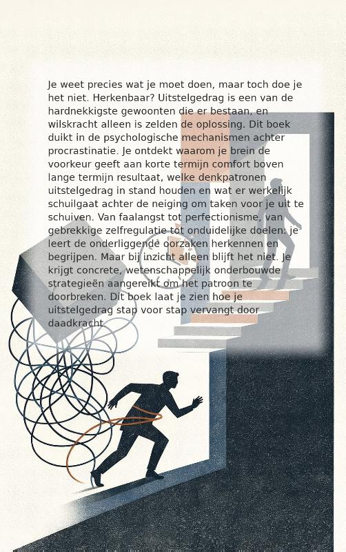 Achterkant van De psychologie van uitstelgedrag