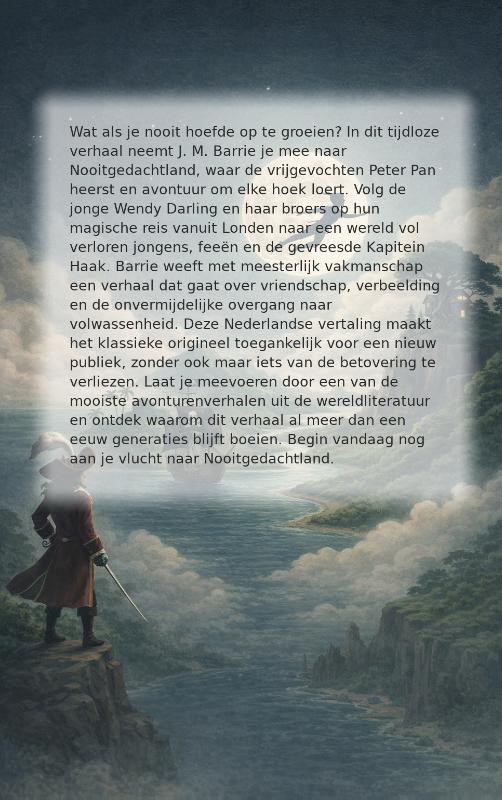 Achterkant van Peter Pan — Nederlandse Vertaling