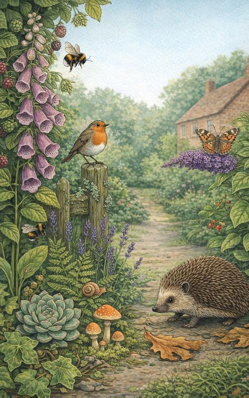 Achterkant van Natuurgids voor je achtertuin