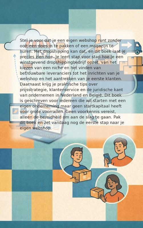 Achterkant van Dropshipping voor Beginners