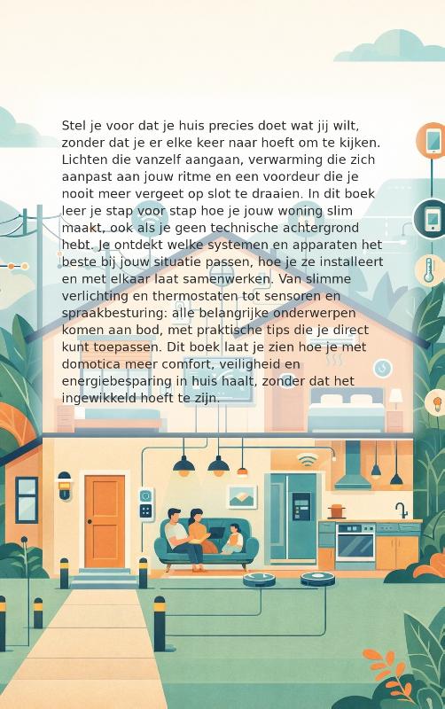 Achterkant van Slimme Domotica voor Beginners