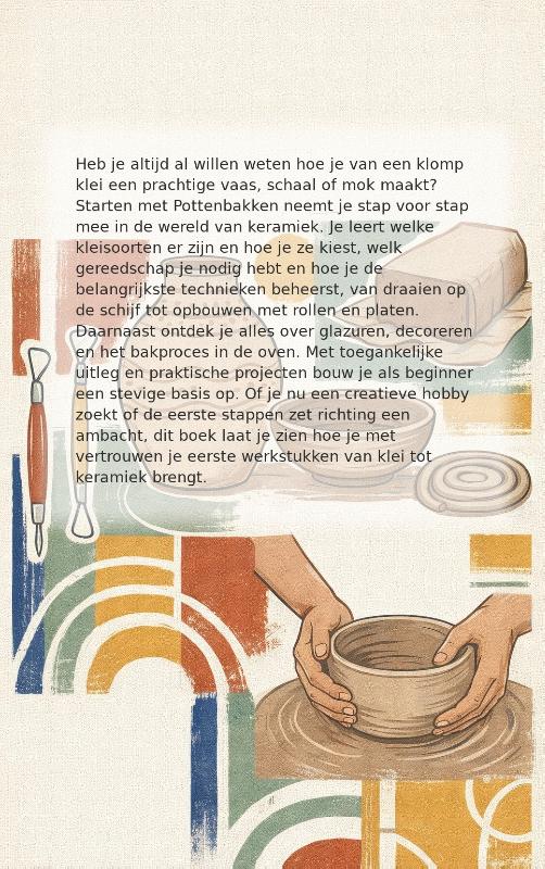 Achterkant van Starten met Pottenbakken