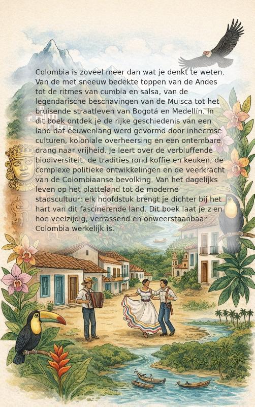 Achterkant van Alles over Colombia