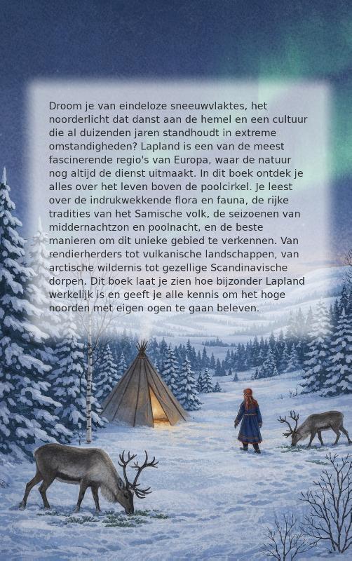 Achterkant van Alles over Lapland