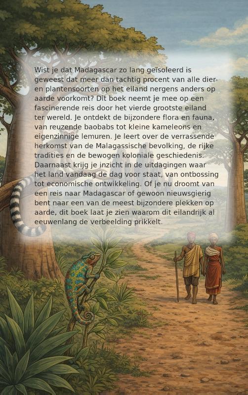 Achterkant van Alles over Madagascar