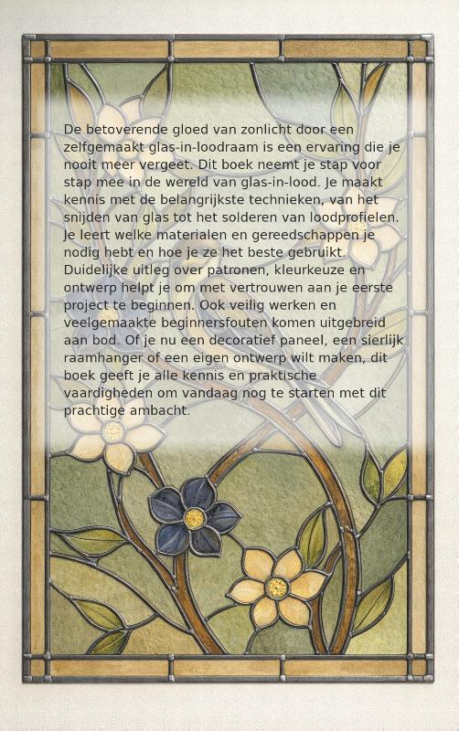 Achterkant van Starten met Glas-in-lood