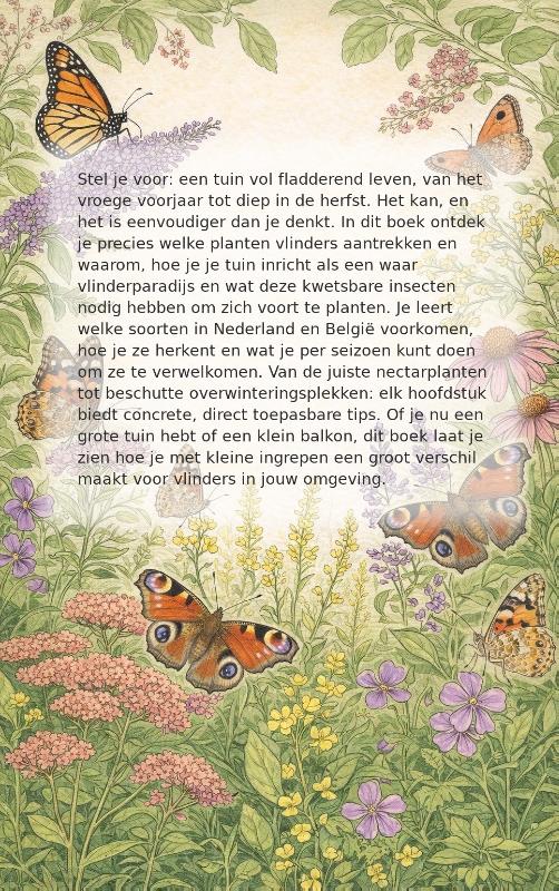 Achterkant van Vlinders in je Tuin Lokken