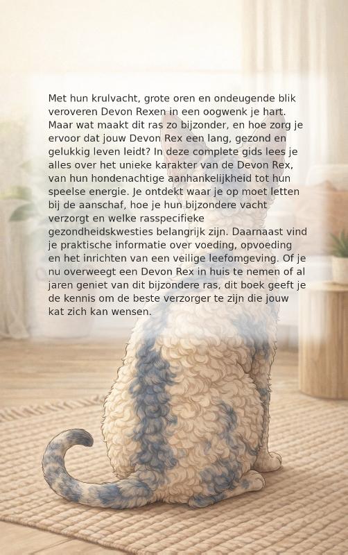 Achterkant van Alles over de Devon Rex