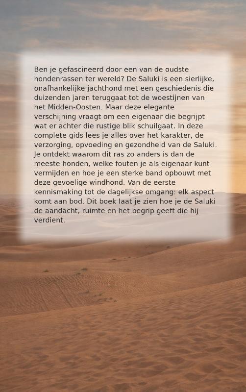 Achterkant van Alles over de Saluki